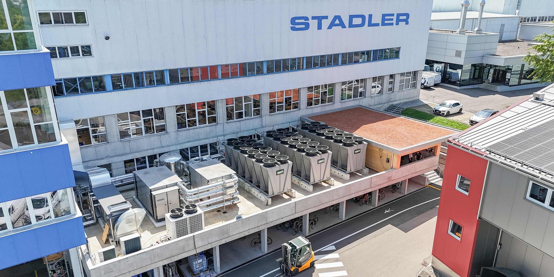 Stadler Rail setzt auf HEIMische Wärmepumpentechnik
